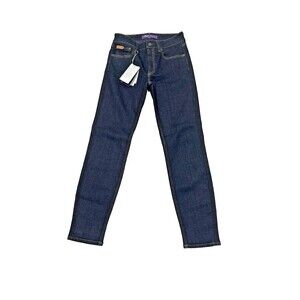 Ralph Lauren 105  Blue Wash Mid-Rise Skinny Jeans Size 25in